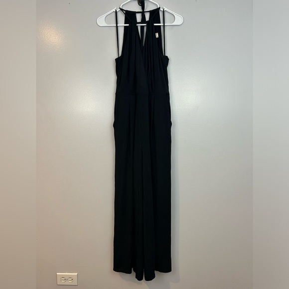 Maeve Anthropolgie Corinna Black Halter Jumpsuit Size XS - Picture 10 of 10